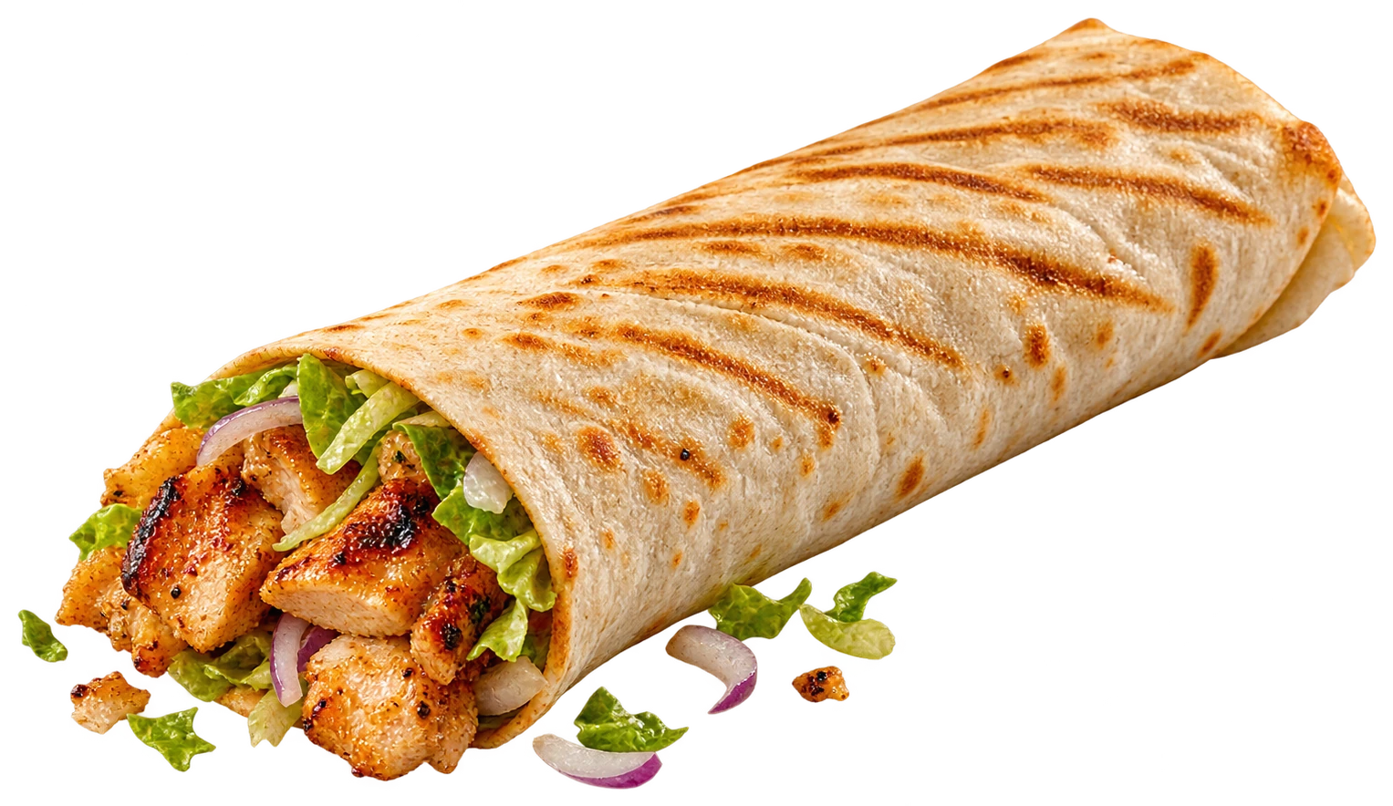 Grilled chicken wrap